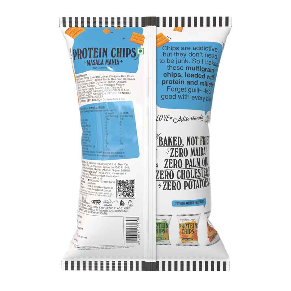 The Baker's Dozen Protein Chips - Masala Mania