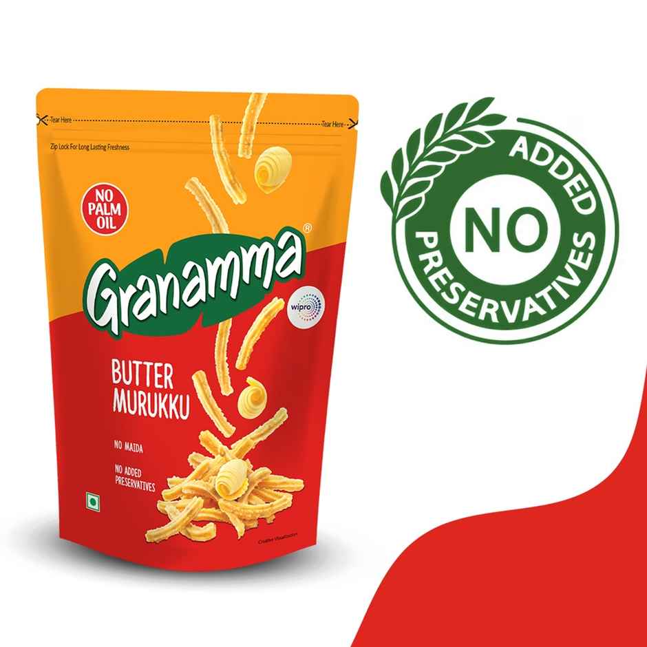 Granamma Butter Murukku | Crispy Savory Snack