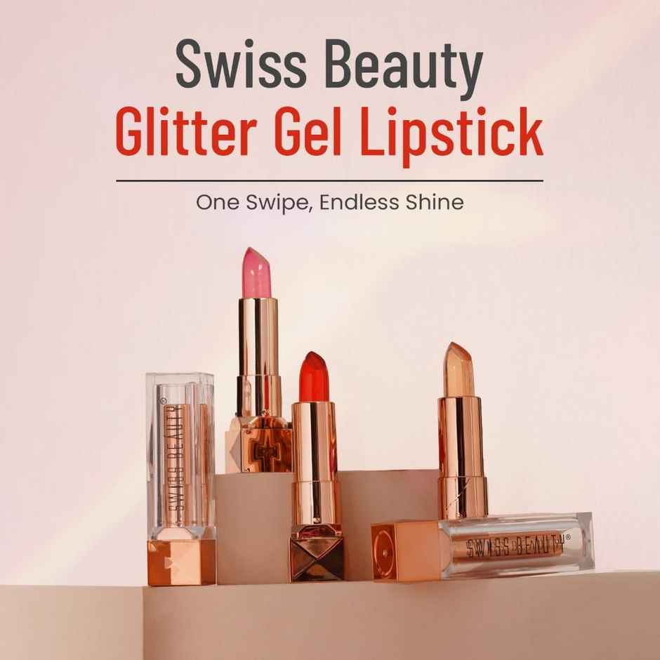 Swiss Beauty Glitter Color Change Gel Lipstick - 01