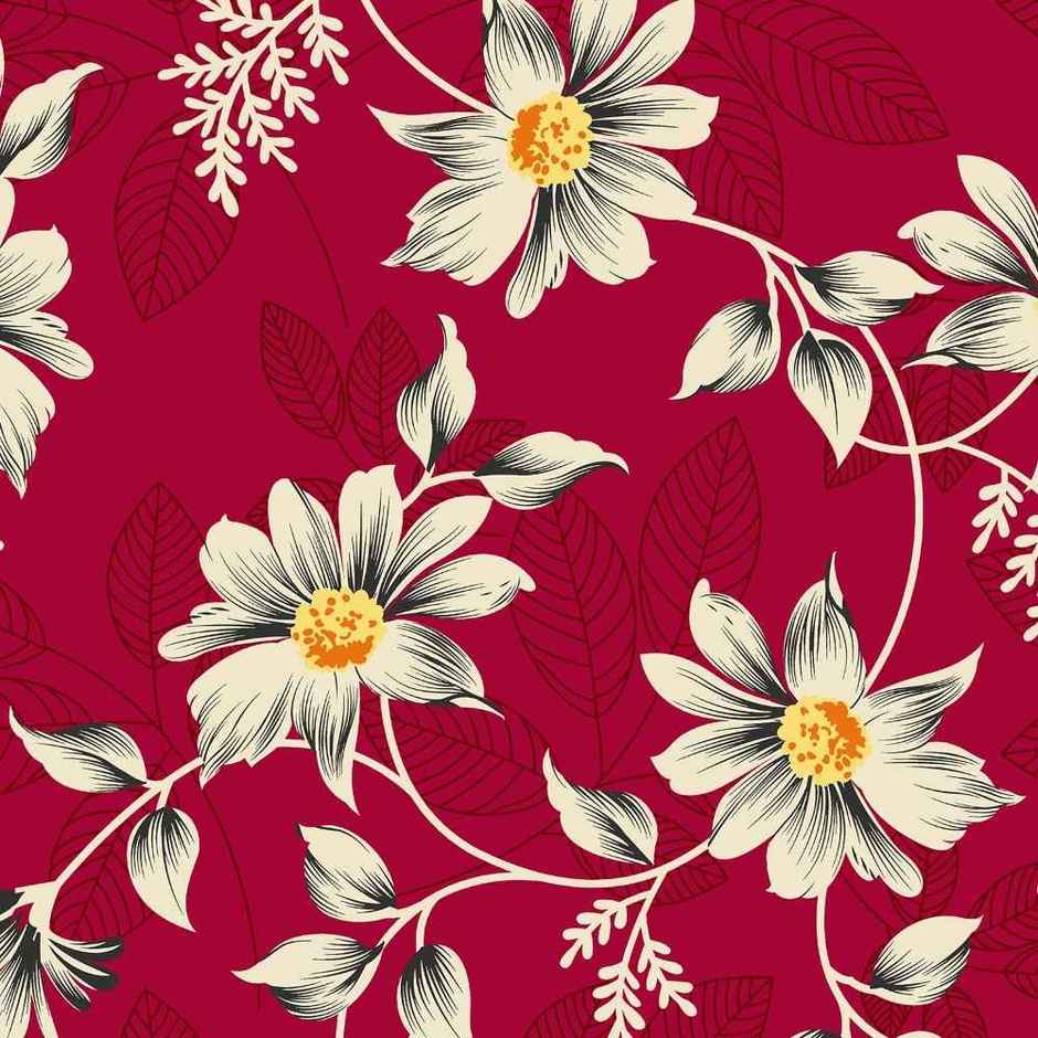 Welspun LUME Double Bedsheet | Soft & Durable | Premium Quality Collection | Red