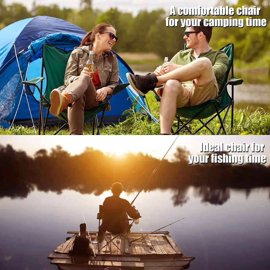 SE7EN Portable Folding Chair with Carrying Bag for Camping, Travelling, Garden, Beach, Picnic