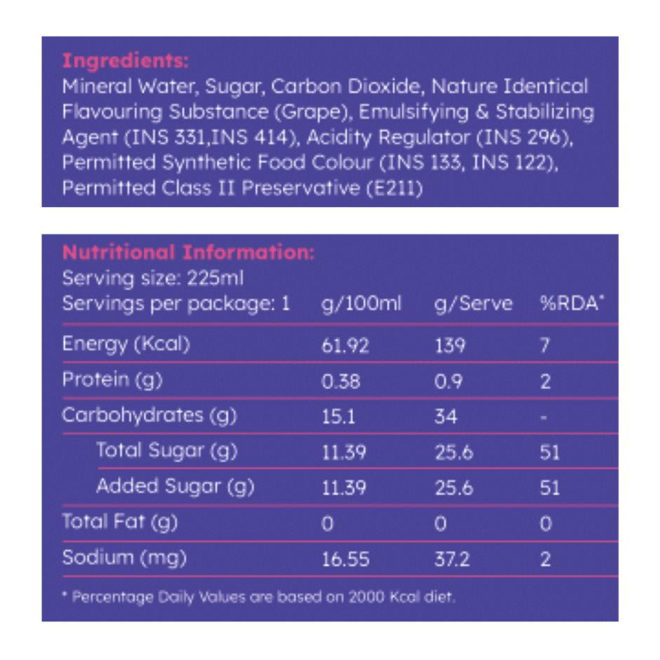 Dobra Pop Goli Grape Soda