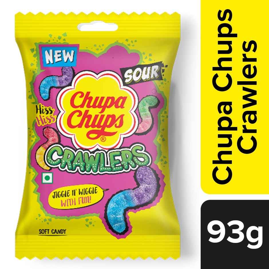 Chupa Chups Assorted Flavour Crawlers, Jelly