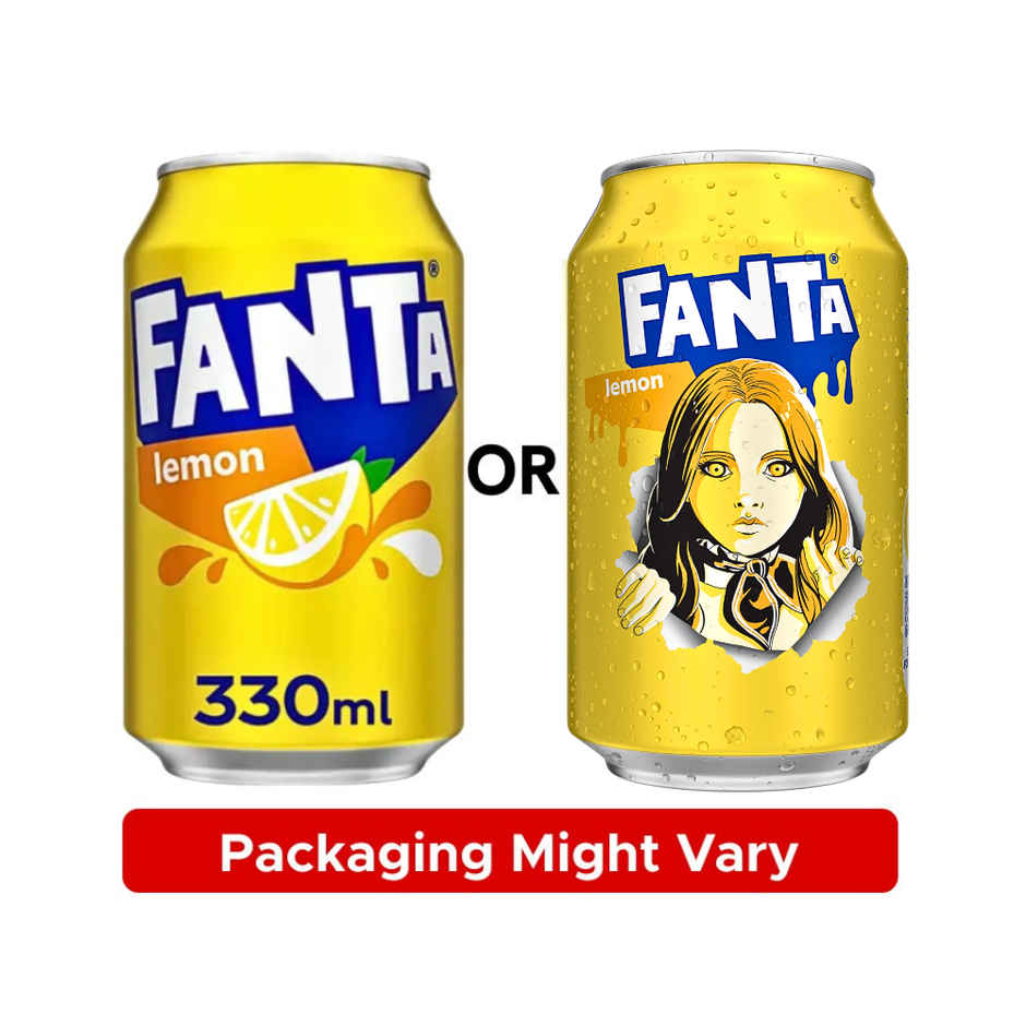 Fanta Lemon Flavour Soft Drink | Tin Can