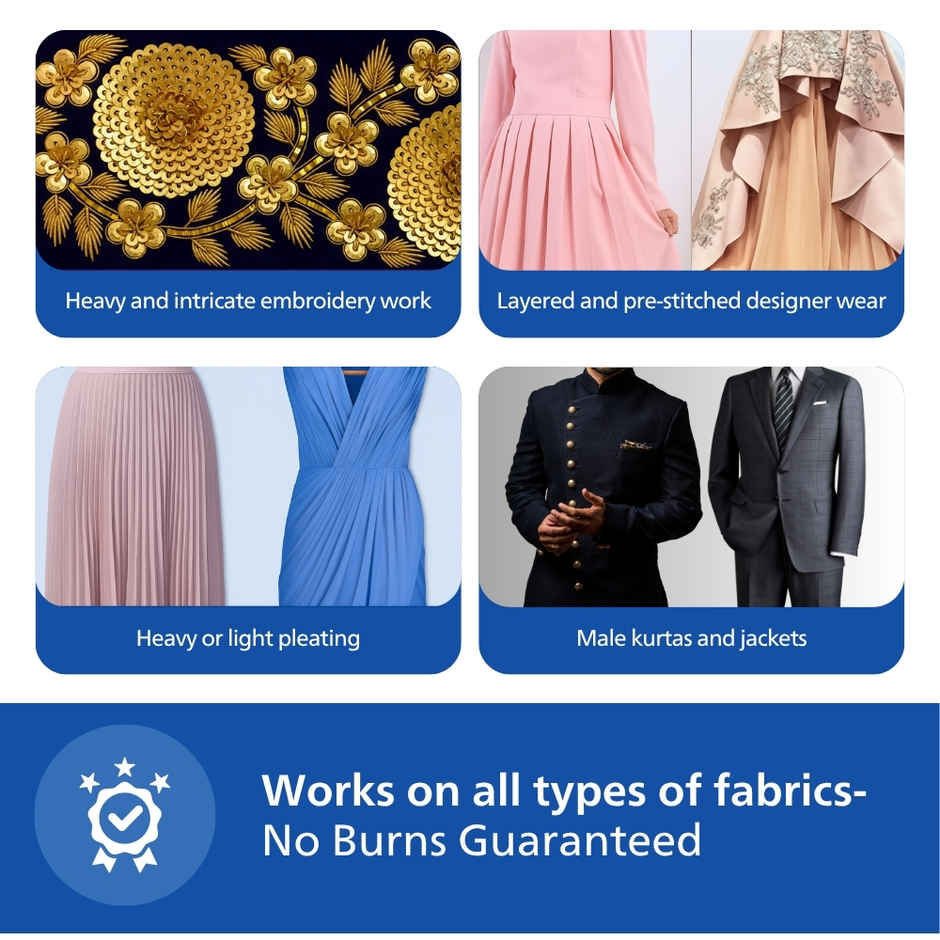 Philips Handheld Garment Steamer Sth1010/10 - Compact, Convenient Vertical Steaming, 900 Watt