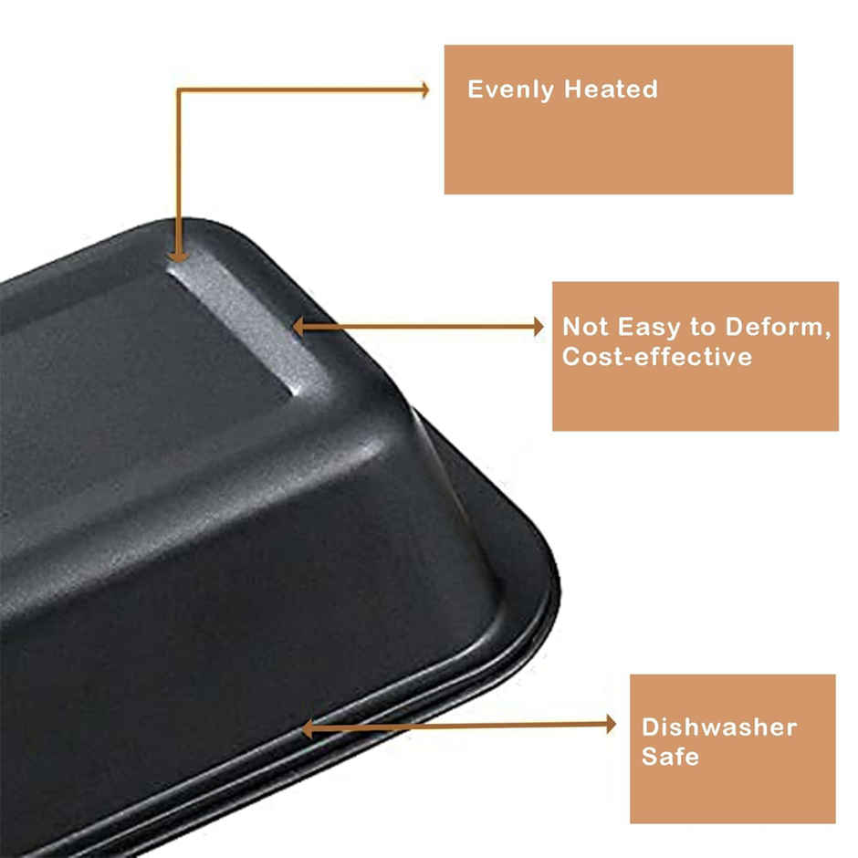 Se7en Non Stick Bakeware Set | Round Square Tin Loaf Pan Pizza Pan