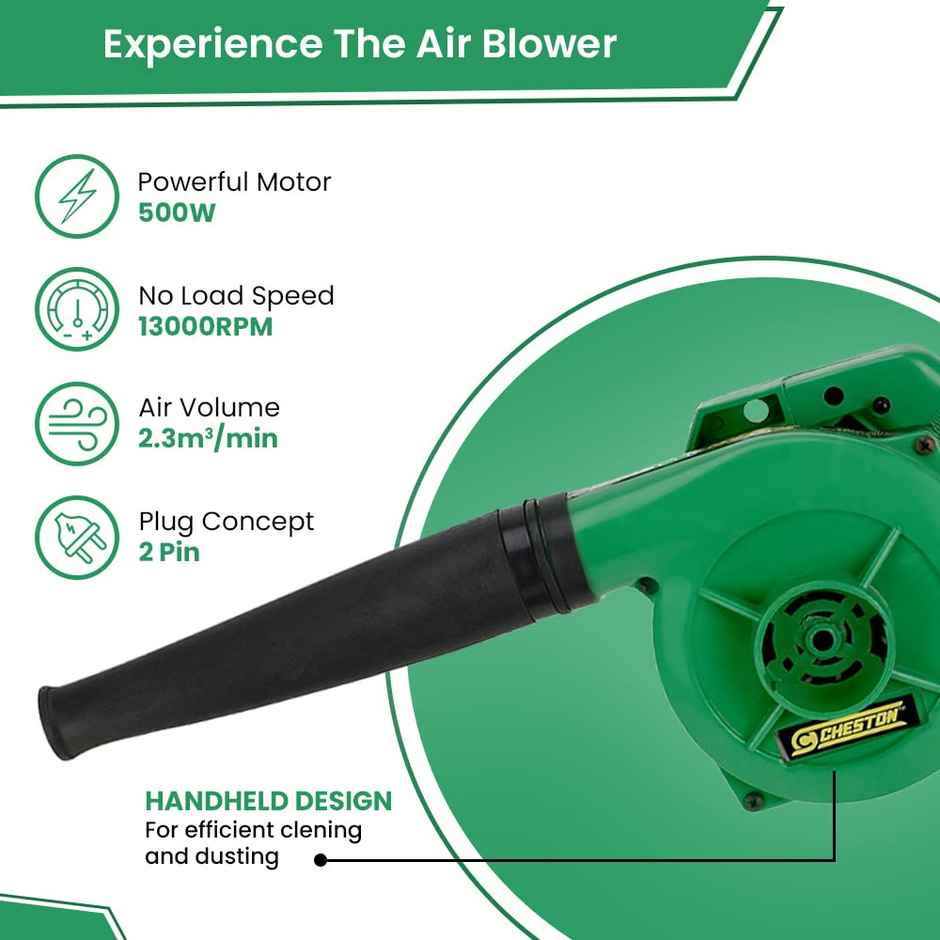 Cheston Green Electric Air Blower 500W Heavy Duty