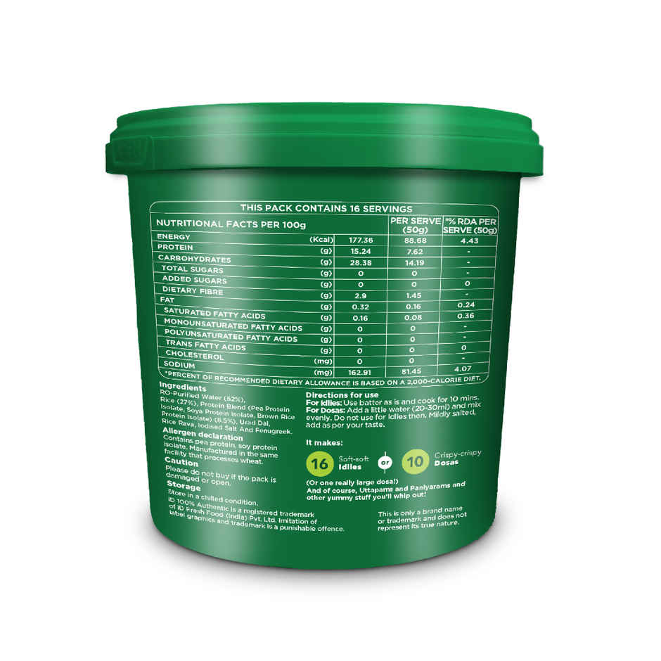 iD Fresh Protein Rich Idly & Dosa Batter