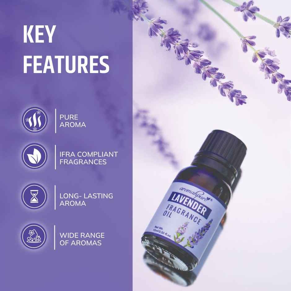Aromahpure Fragrance Oil | Pack of 2 | Lavender and Rosemary Aroma Oil for Home Fragrance