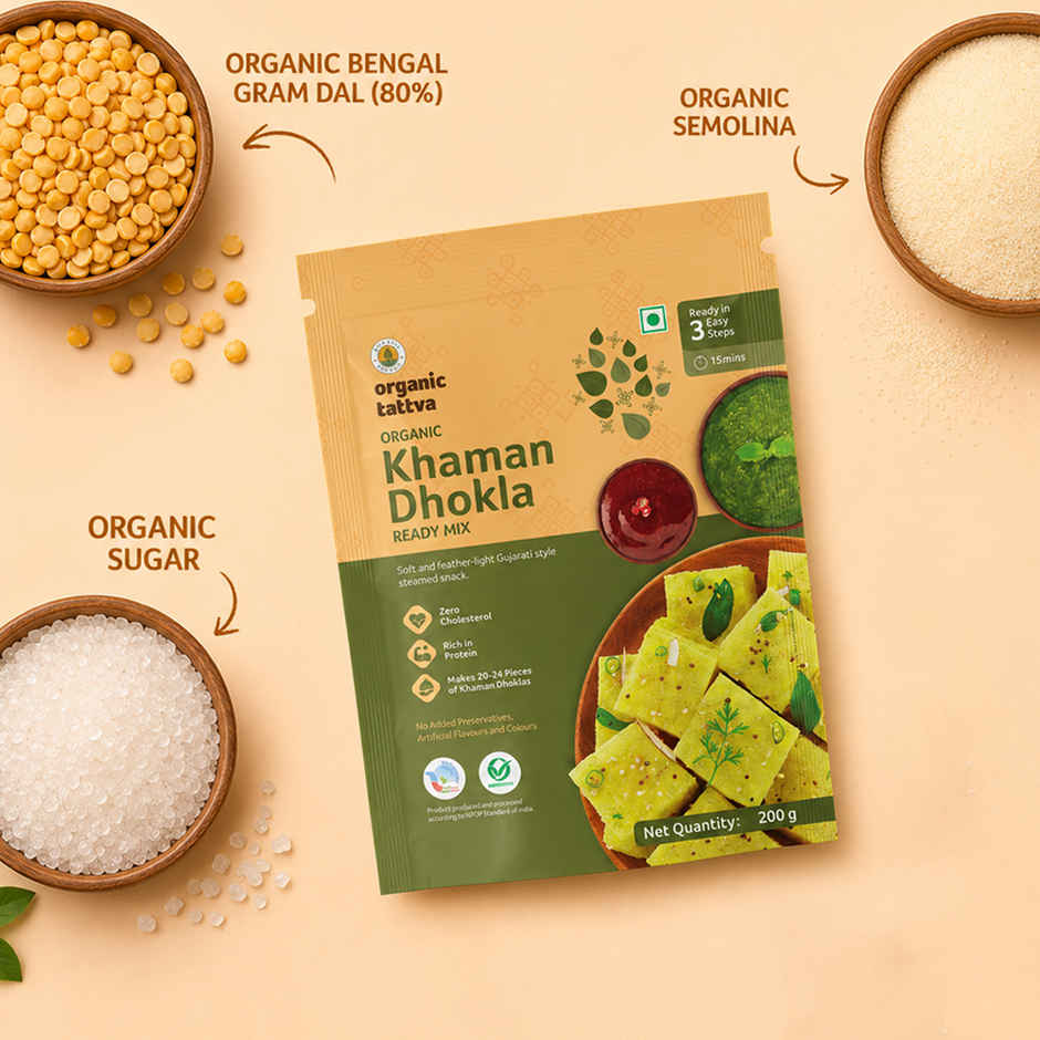 Organic Tattva Khaman Dhokla Ready Mix