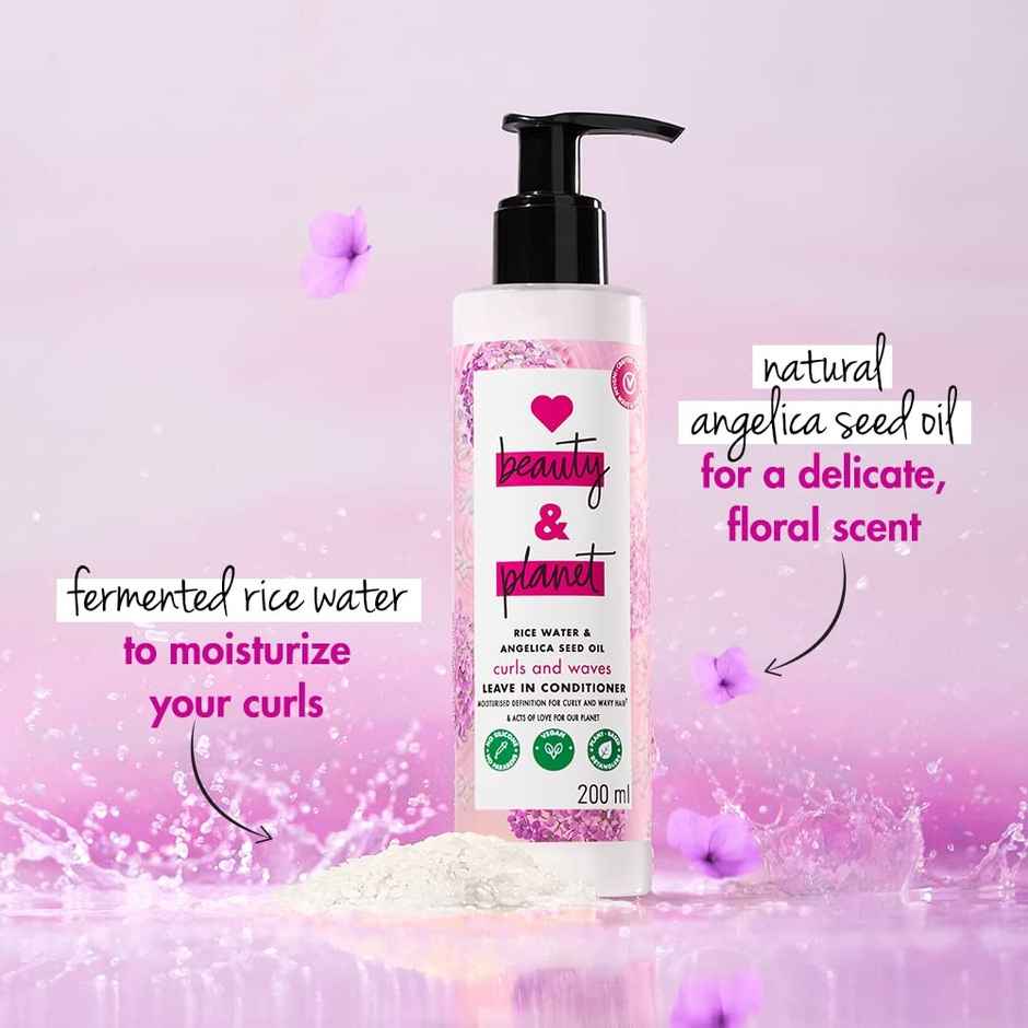 Love Beauty And Planet Rice Water & Angelica Seed Oil Silicone Free Leave-In Conditioner