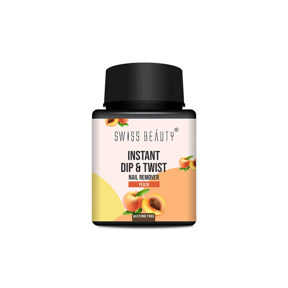Swiss Beauty Instant Dip and Twist Nail Paint Remover | 01 Peach