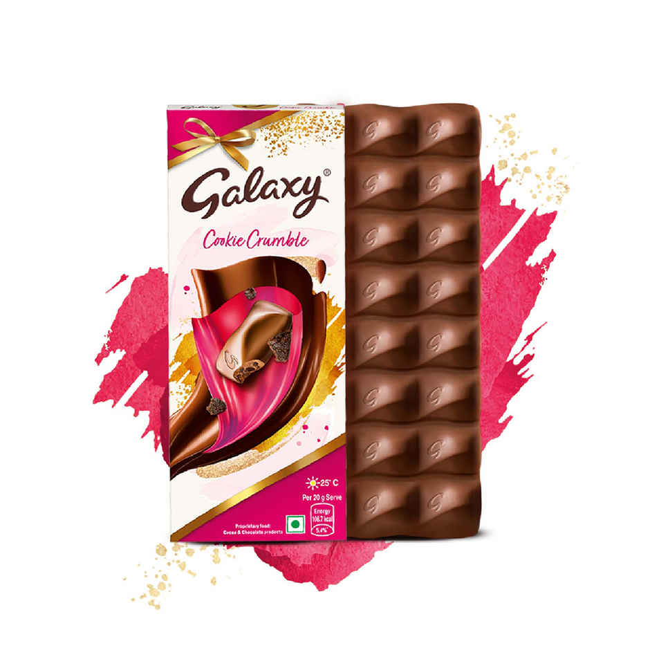 Galaxy Cookie Crumble Milk Chocolate Bar