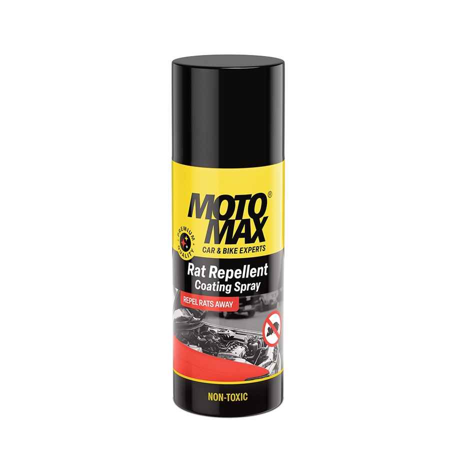 Motomax Rat Repellent Spray 100 ml, Non-toxic, Natural Protection for Engine Parts, Lasts 3 Months