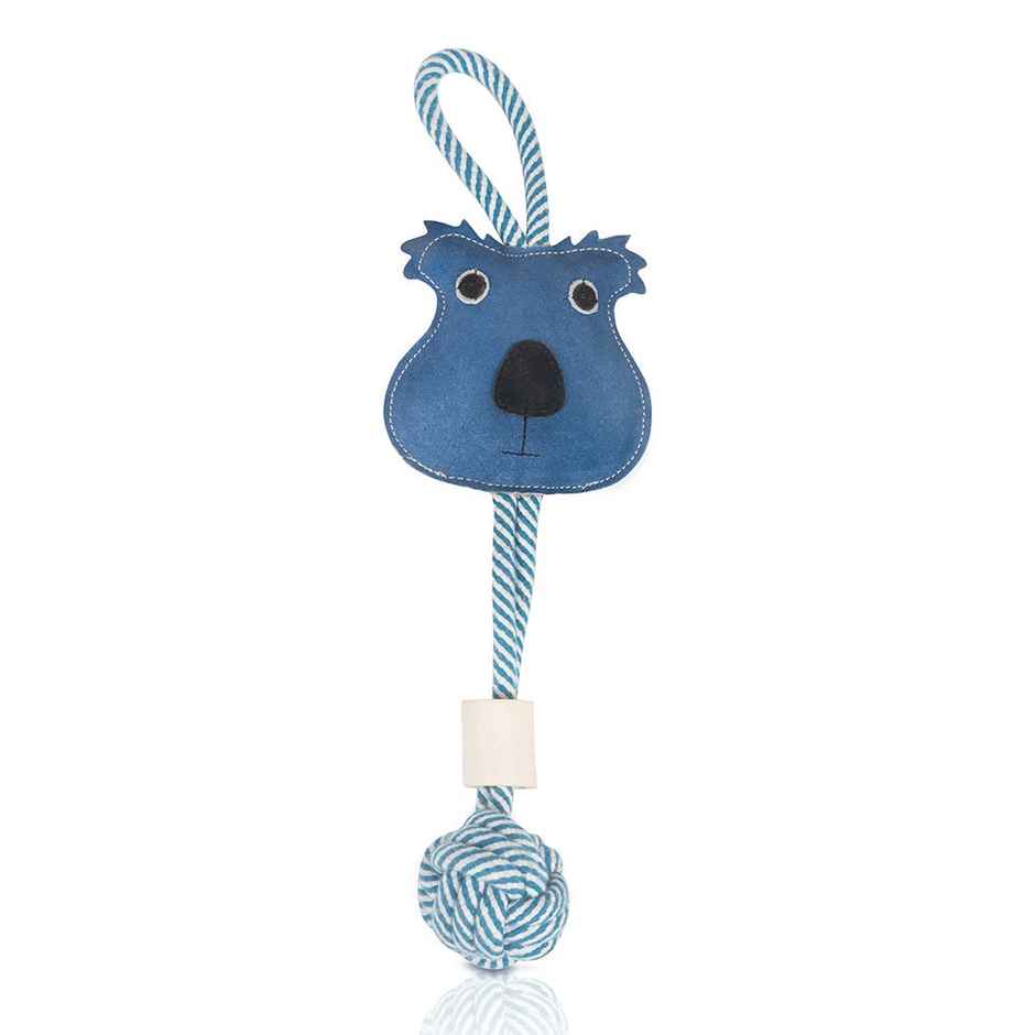 Pawpourri Squirrel Suede and Rope dog Toy