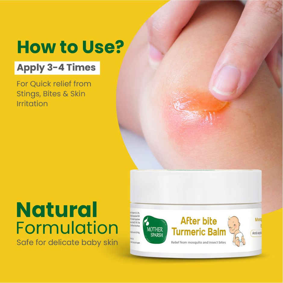 Mother Sparsh After Bite Turmeric Balm For Rashes And Mosquito Bites