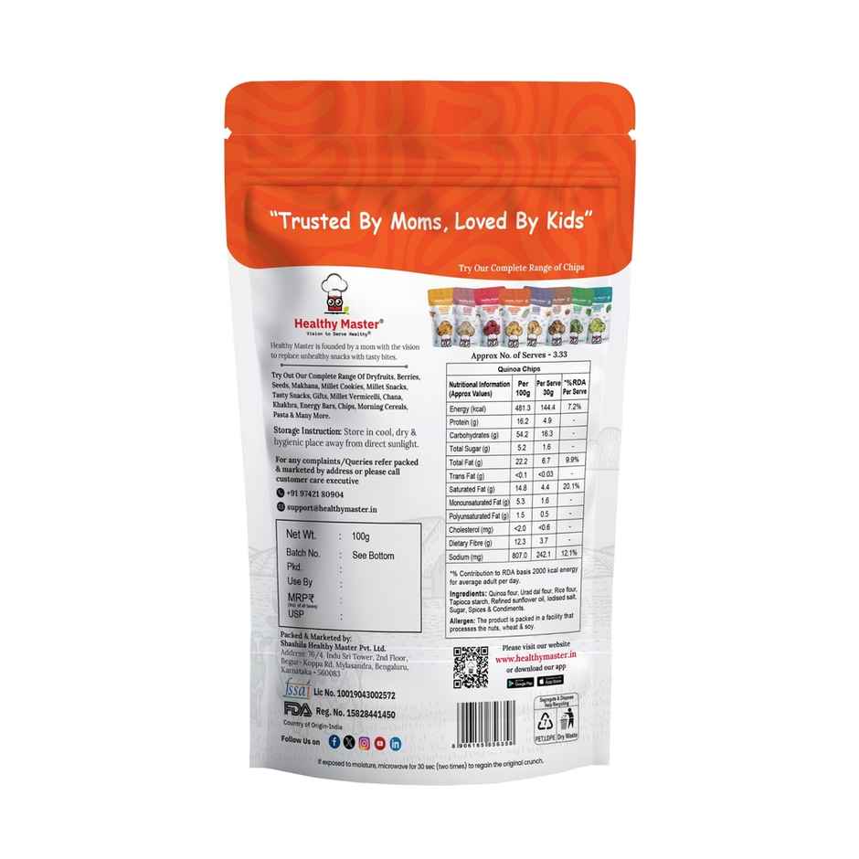 Healthy Master Quinoa Chips