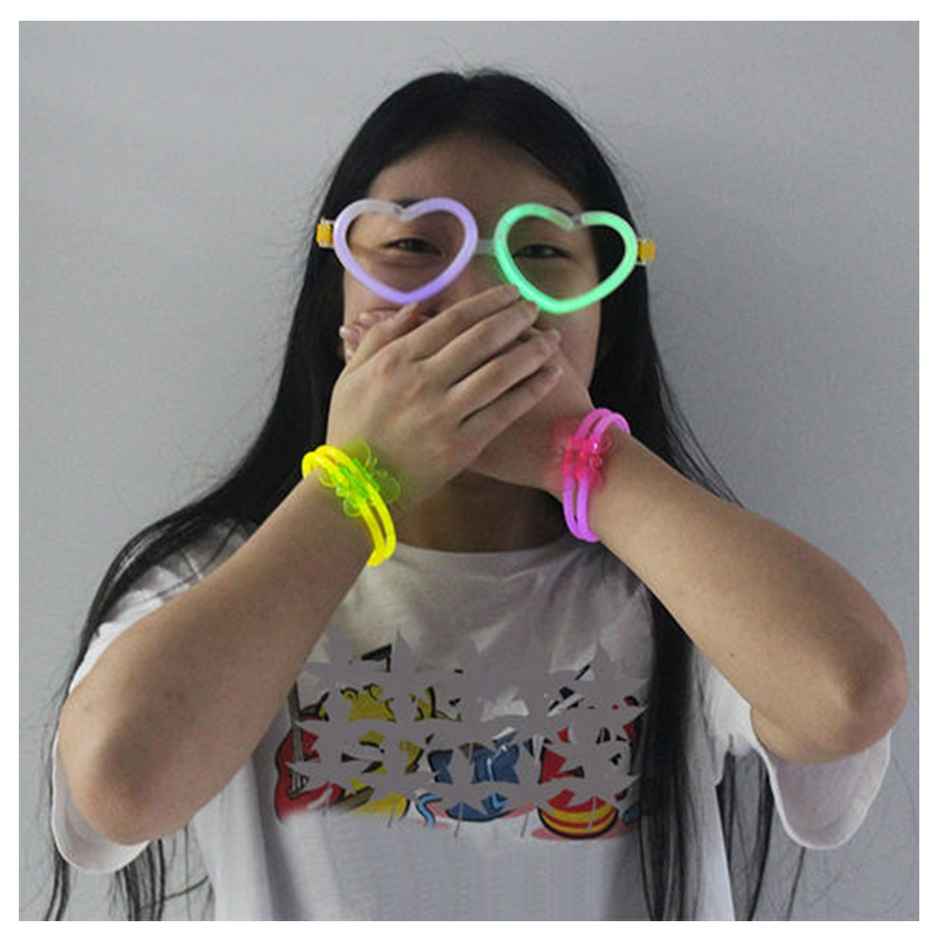 Glow in The Dark Bracelet Glow Sticks With Butterfly Connector | Party Propz
