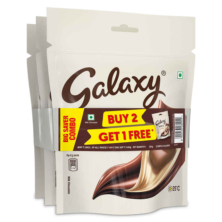 Galaxy Minis Smooth Milk Chocolate Pack | Bite-Sized | Perfect for Sharing