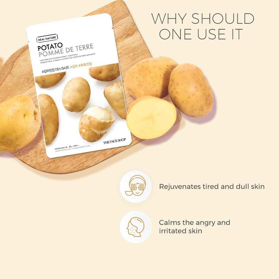 The Face Shop Real Nature Potato Face Mask (Sheet Mask)