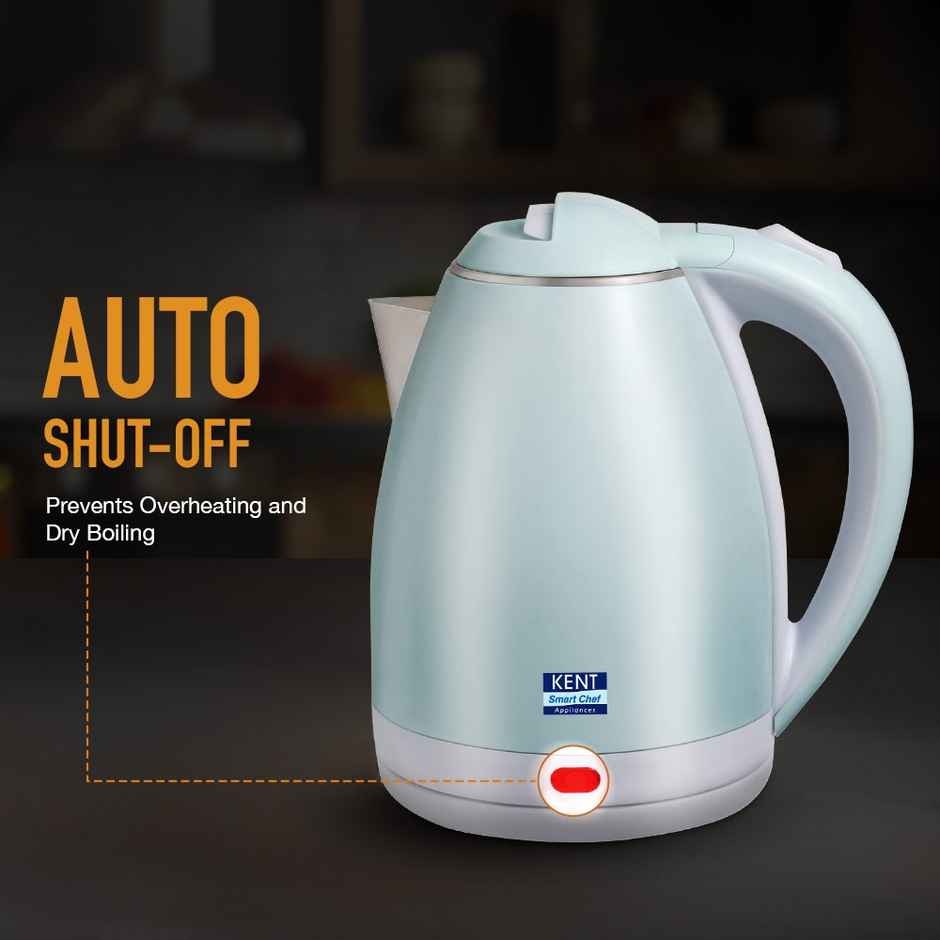 Kent Amaze Cool Touch Electric Kettle 1.8L 1500W - Plastic Outer & Stainless Steel Body Inside