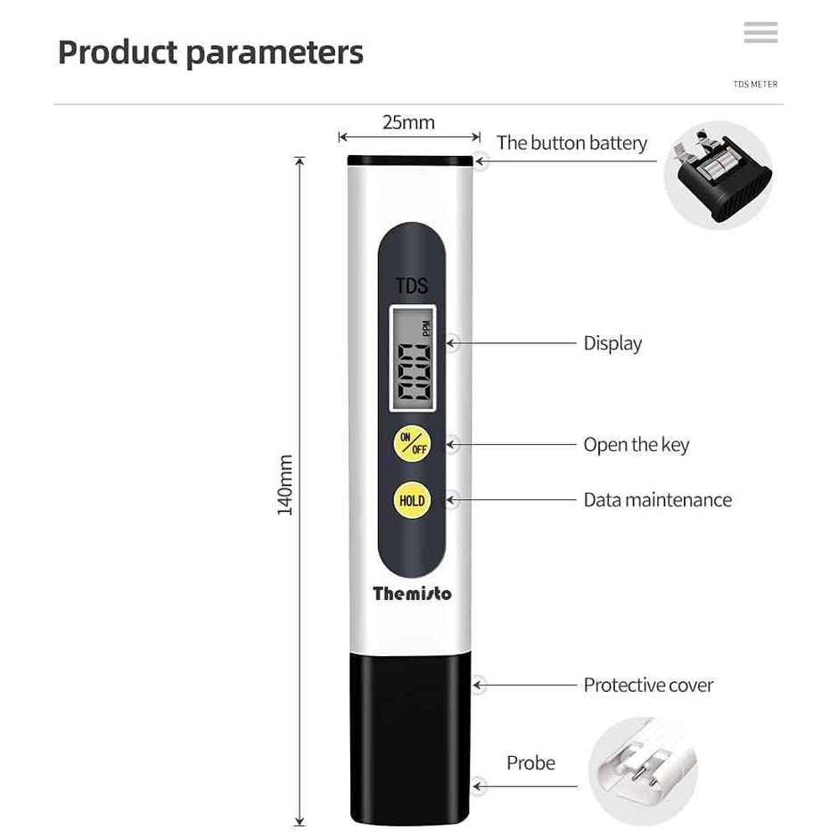 Themisto Digital TDS Water Tester