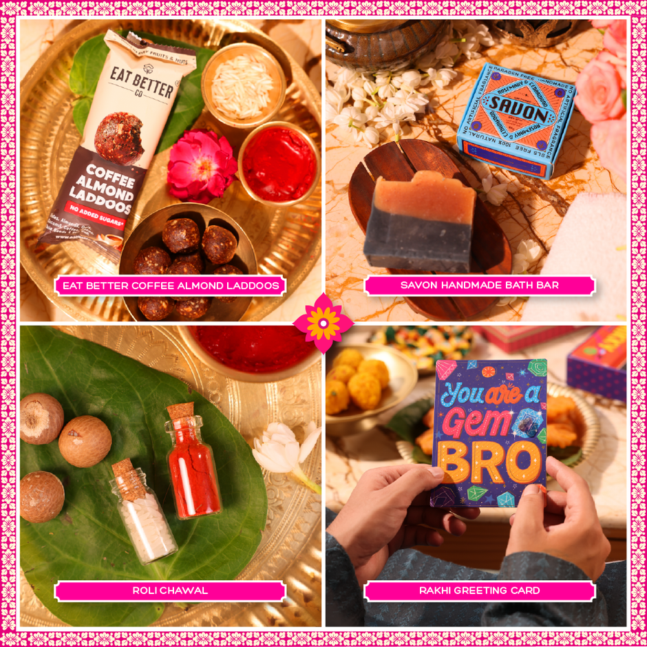 Phool Ludo Rakhi Giftbox for Brother