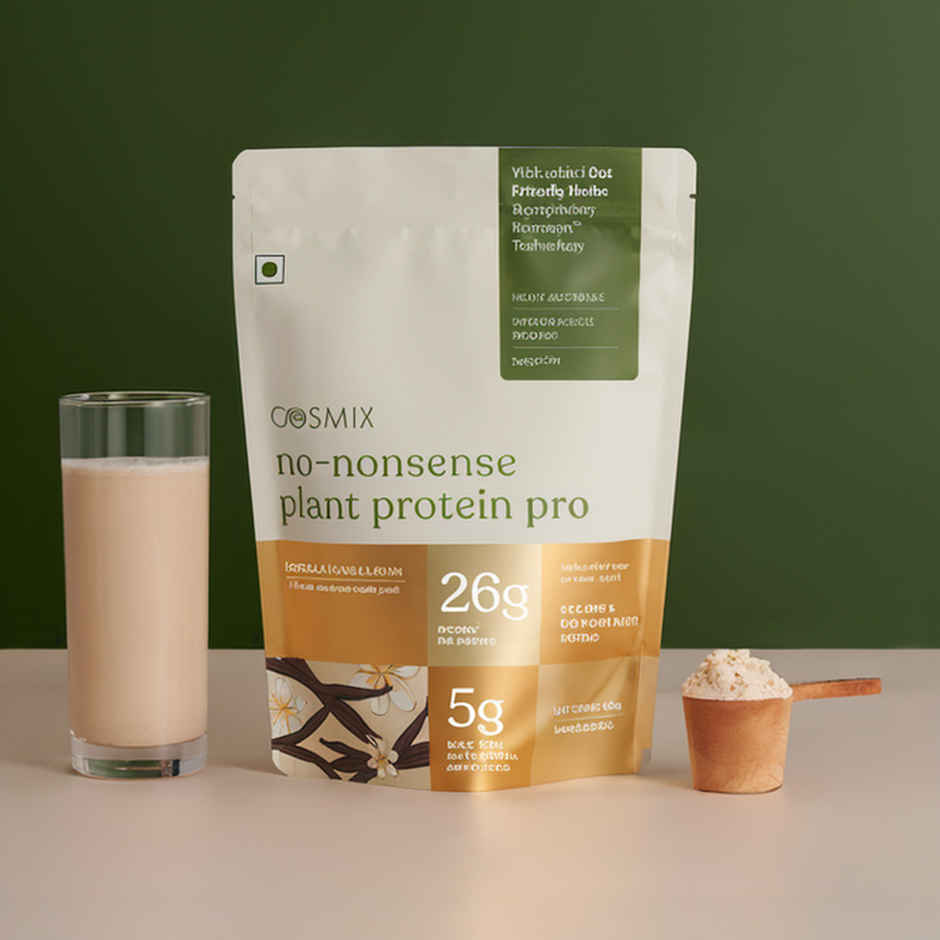 Cosmix No-Nonsense Pro Plant Protein Kerala Vanilla Bean, 26g Protein