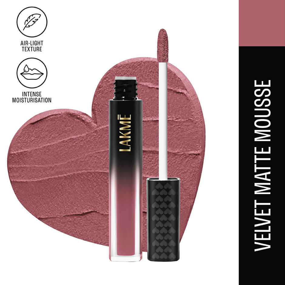 Lakme Xtraordin-airy Lip Mousse Date Night Pink