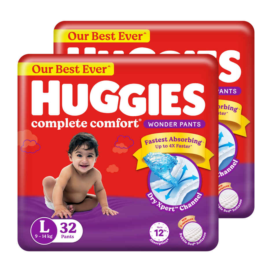 Huggies Wonder Pant Style Diaper | L | 64 pcs