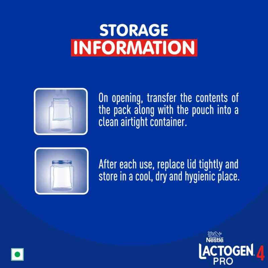 Nestle Lactogen Pro 4 Powder | Follow-Up Formula With Iron  After 18 Months Up To 24 Months