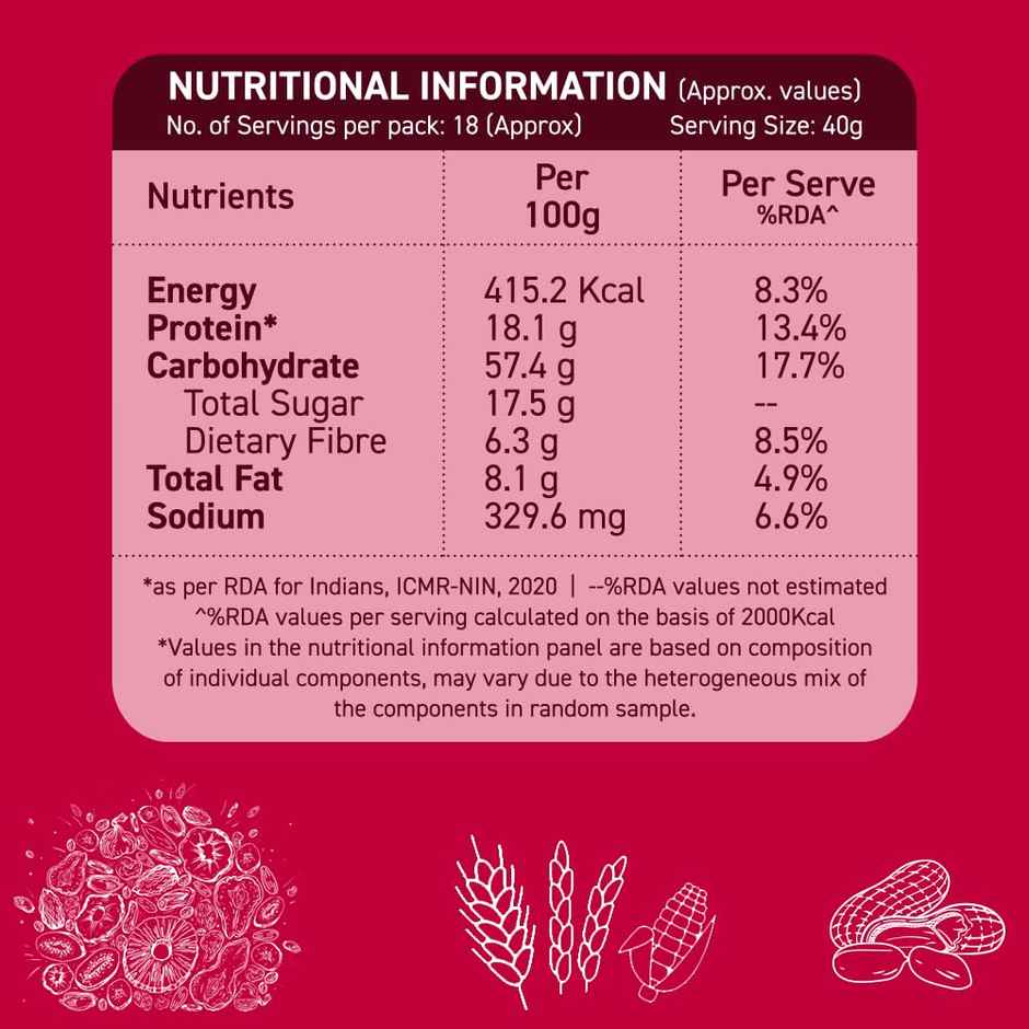 Alpino Super Muesli Fruit & Nuts Whole Oats & Whole Grain