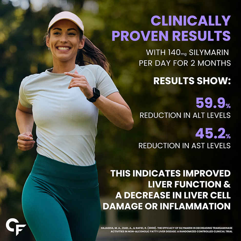 Carbamide Forte Liver Detox Supplement with Milk Thistle | 800mg Milk Thistle Extract (30:1) 120 tab