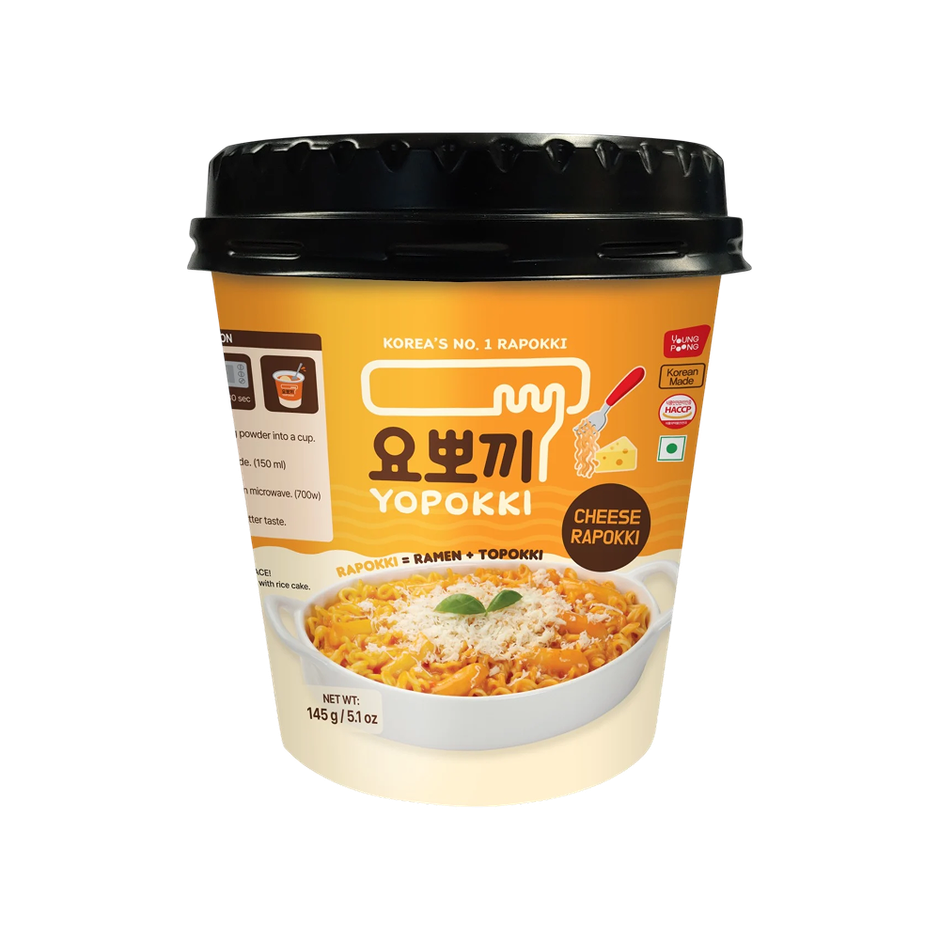 Yopokki Cheese Rapokki Ramen + Topokki Rice Cake