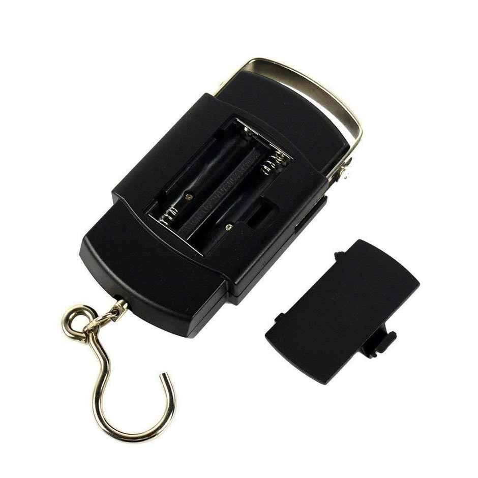 Desidiya Portable Electronic Hook Type Weighing Scale (Black)