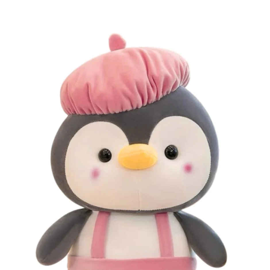 Fablue Cap Penguin Stuffed Plush Soft Toy for Kids | Pink