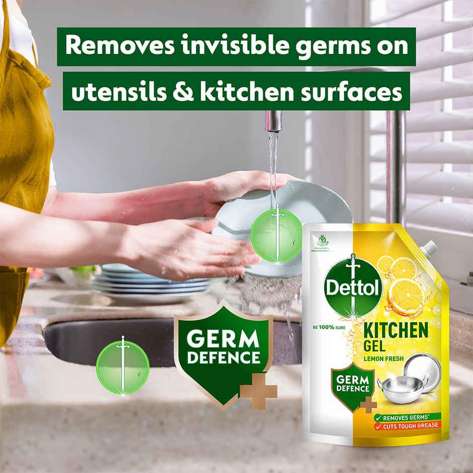 Dettol Lemon Fresh Dishwash Gel