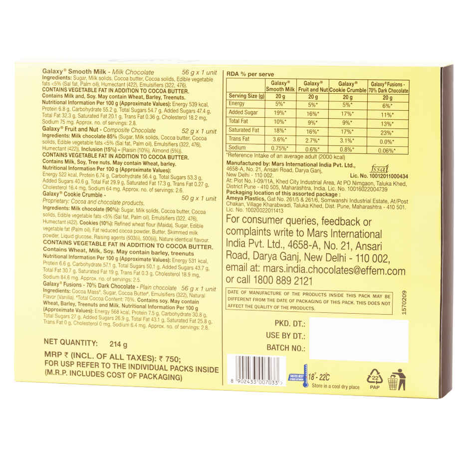 Galaxy Festive Favourites Milk Chocolate Gift Pack