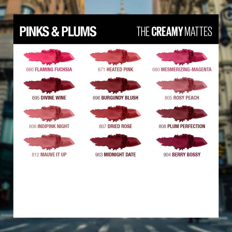 Maybelline New York Color Sensational Creamy Matte Lipstick- Chilly Nude