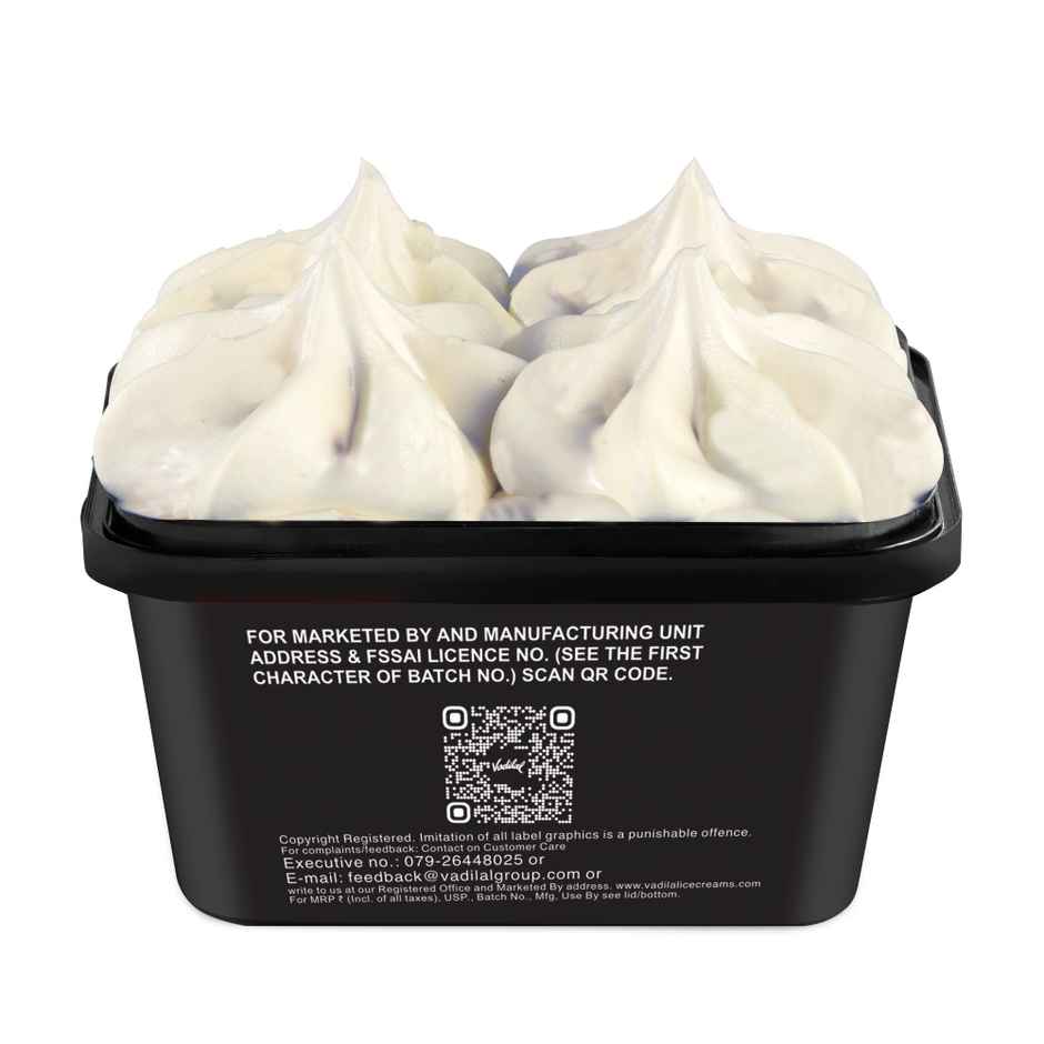 Vadilal Vanilla Gourmet Ice Cream Tub | Smooth & Indulgent