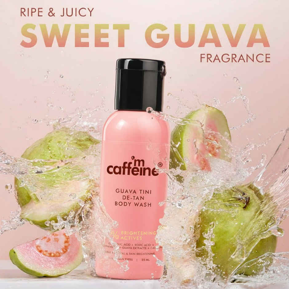 mCaffeine Guava Tini De-Tan Body Wash