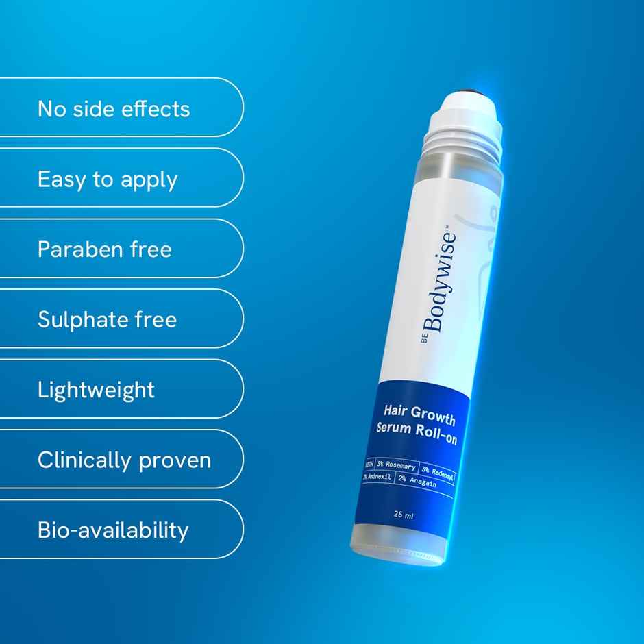 Be Bodywise 3% Rosemary Hair Growth Serum Roll-On