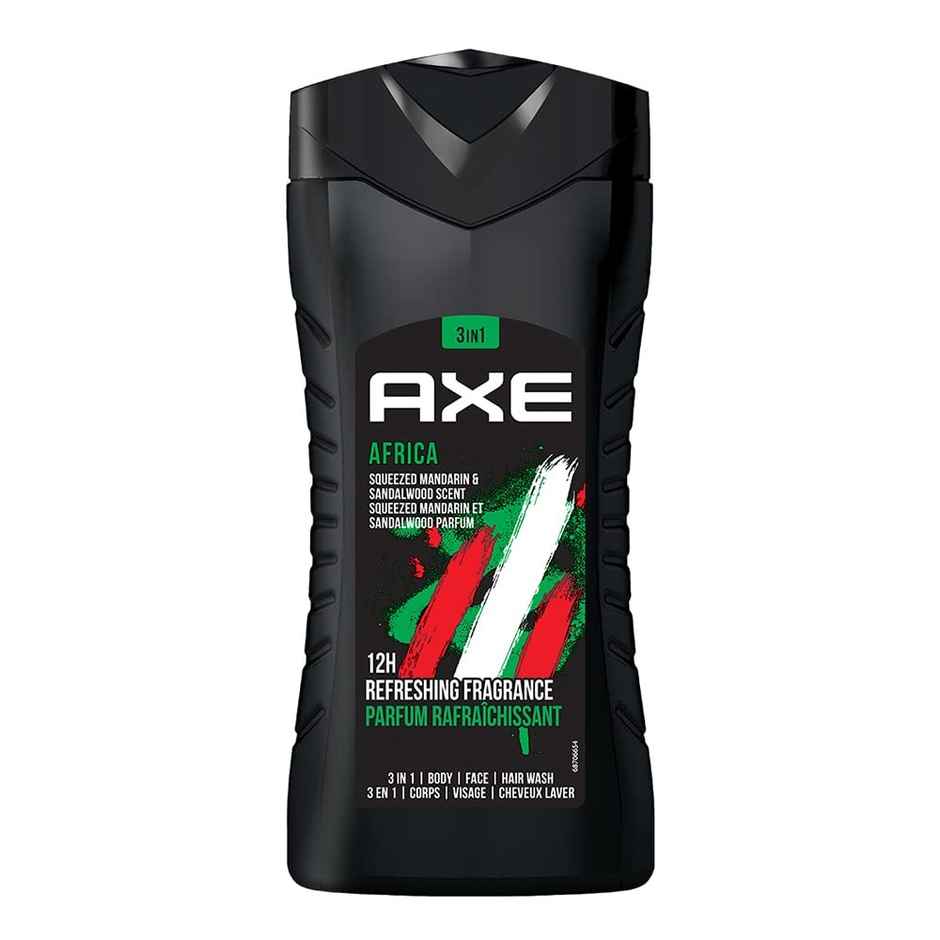 Axe Africa 3-in-1 Body,Face & Hair Wash | For Men