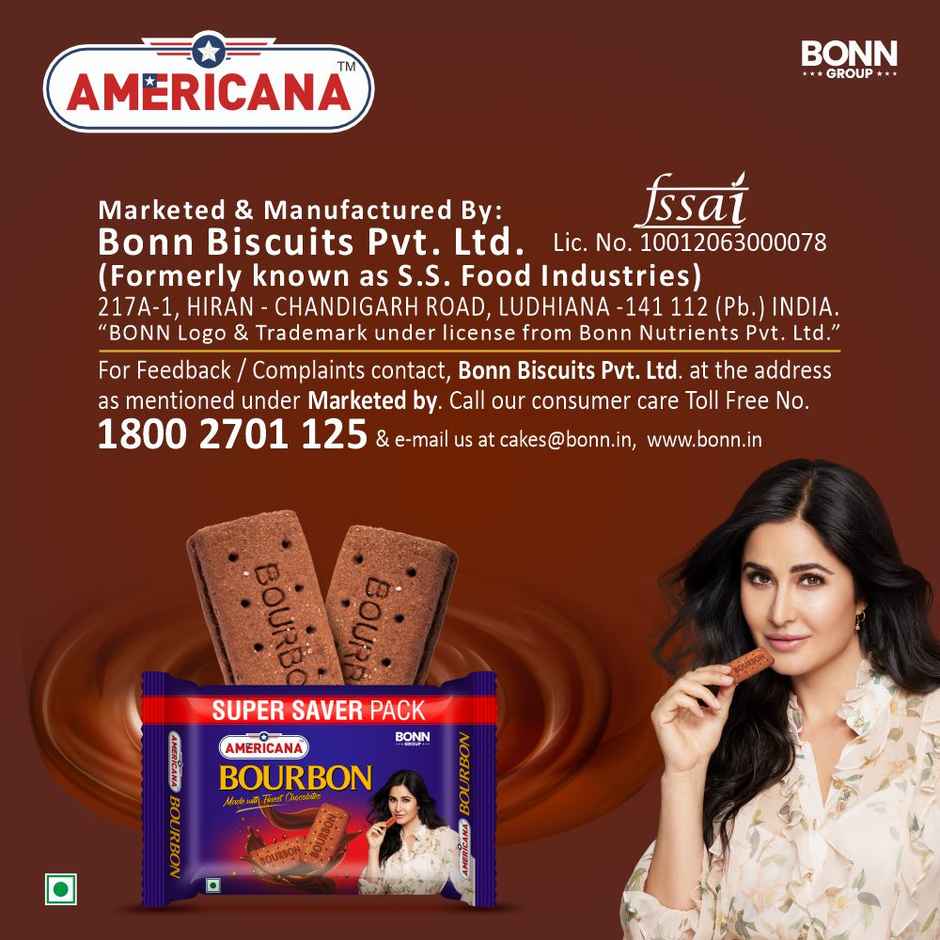 Americana Bourbon Chocolate Sandwich Biscuits