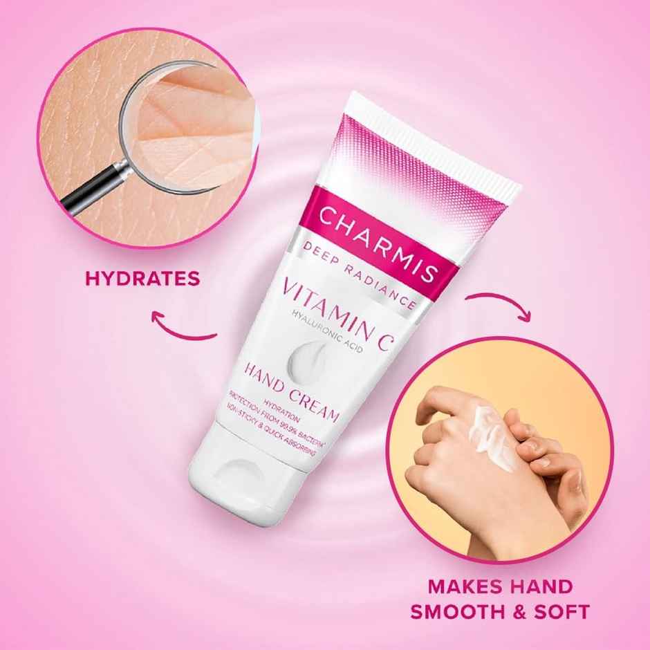 Charmis Deep Radiance Hand Cream With Vitamin C And Hyaluronic Acid