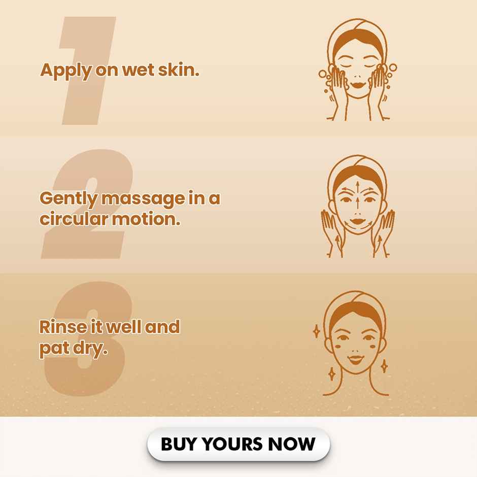 TNW The Natural Wash Multani Mitti Face Wash for Removing Pigmentation, Controls Acne & Excess Oil