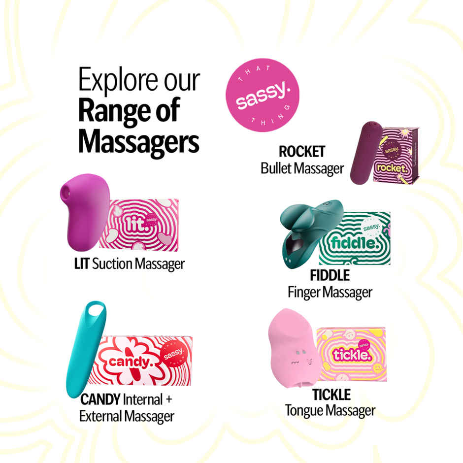 That Sassy Thing Tickle Tongue Personal Massager - Pastel Pink