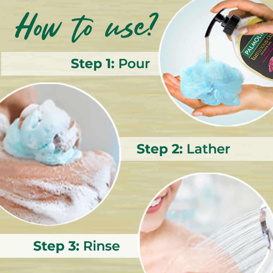 Palmolive Macadamia Oil With Peony Luminous Oils Shower Gel