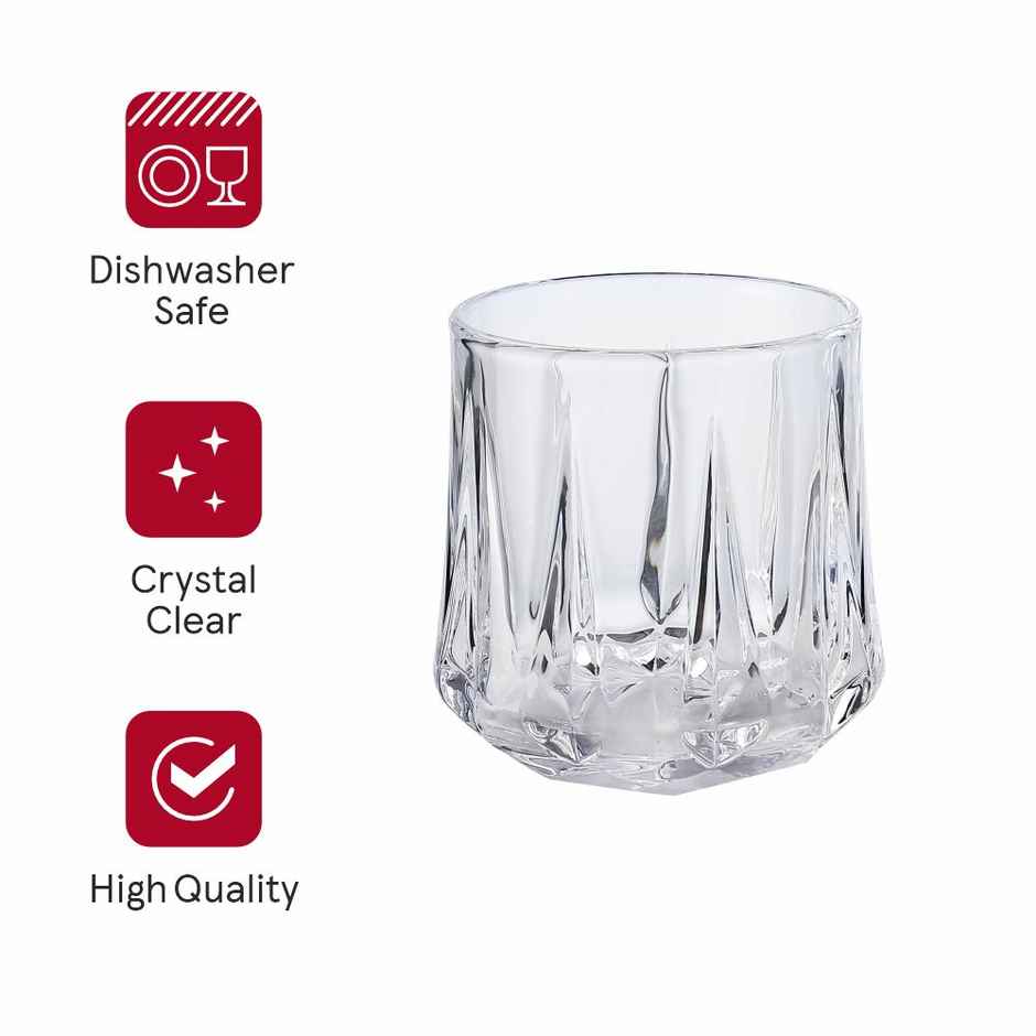 Sanjeev Kapoor Mcallen Whisky Glass - 350ml