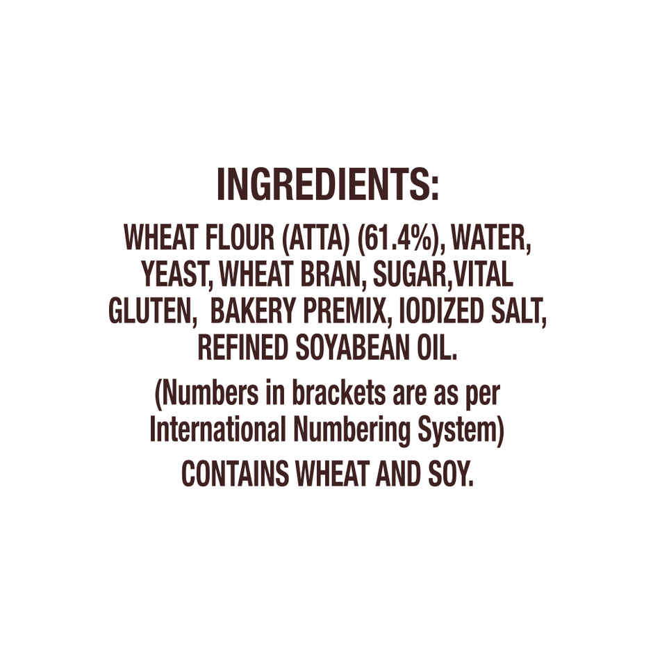 Britannia Better Pure Whole Wheat Bread (No Preservative, No Maida)